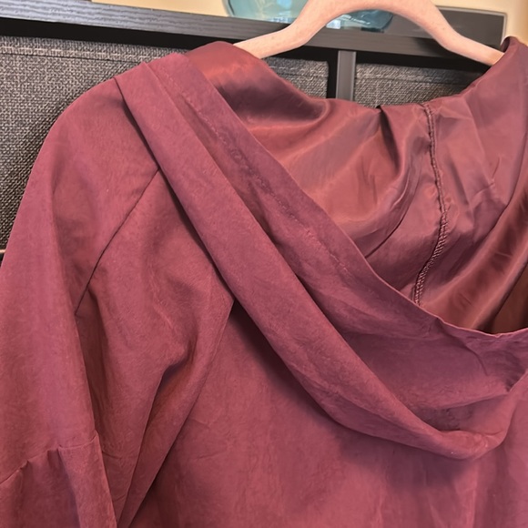 ▪️ SHEIN ▪️ Burgundy Lightweight Jacket - Picture 9 of 12